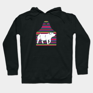 Serape Ear Tag - Pig - NOT FOR RESALE WITHOUT PERMISSION Hoodie